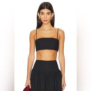 Susana Monaco Black Crop Top